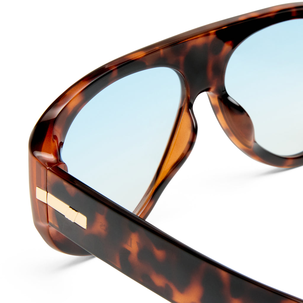 Le Specs Dream Boat Tort Female Aviator Sunglasses | Eyewear Index