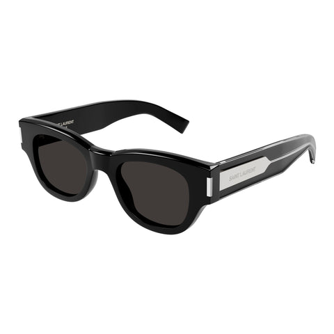 Saint Laurent Sl573 Black Female Cat-Eye Sunglasses | Eyewear Index