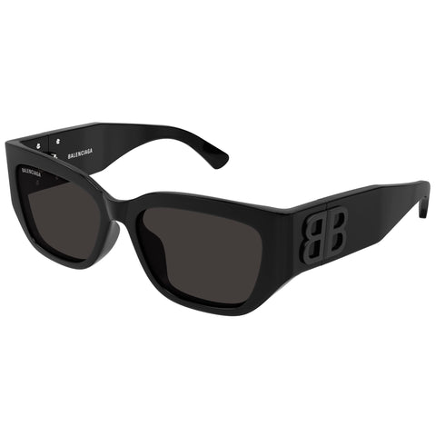 Balenciaga Bb0361sk Black Female Cat-Eye Sunglasses | Eyewear Index