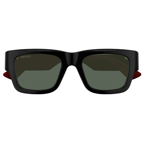 Gucci Gg1668s Black Male Rectangle Sunglasses | Eyewear Index