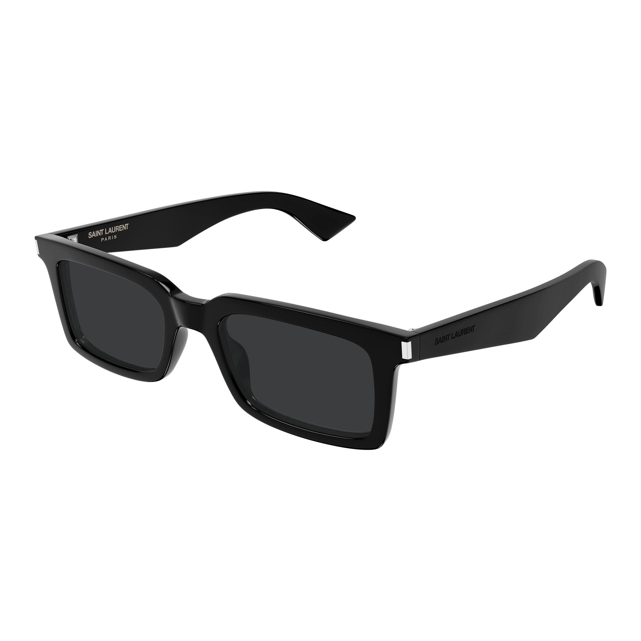 Saint Laurent Sl860 Black Male Rectangle Sunglasses | Eyewear Index