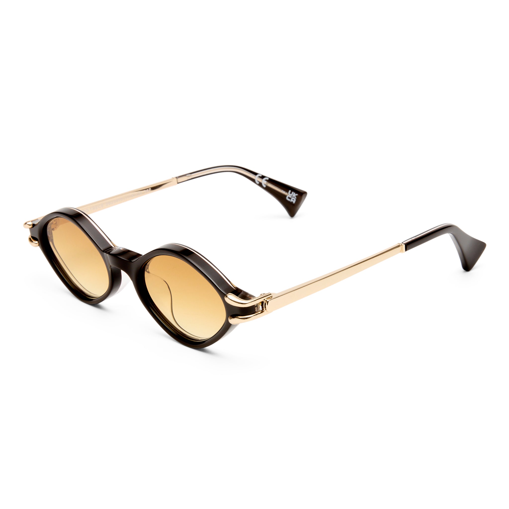 Le Specs Numero Trece Truffle Female Oval Sunglasses | Eyewear Index