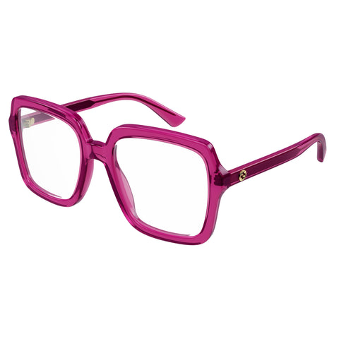 Gucci Gg1318o Pink Female Square Optical Frames | Eyewear Index