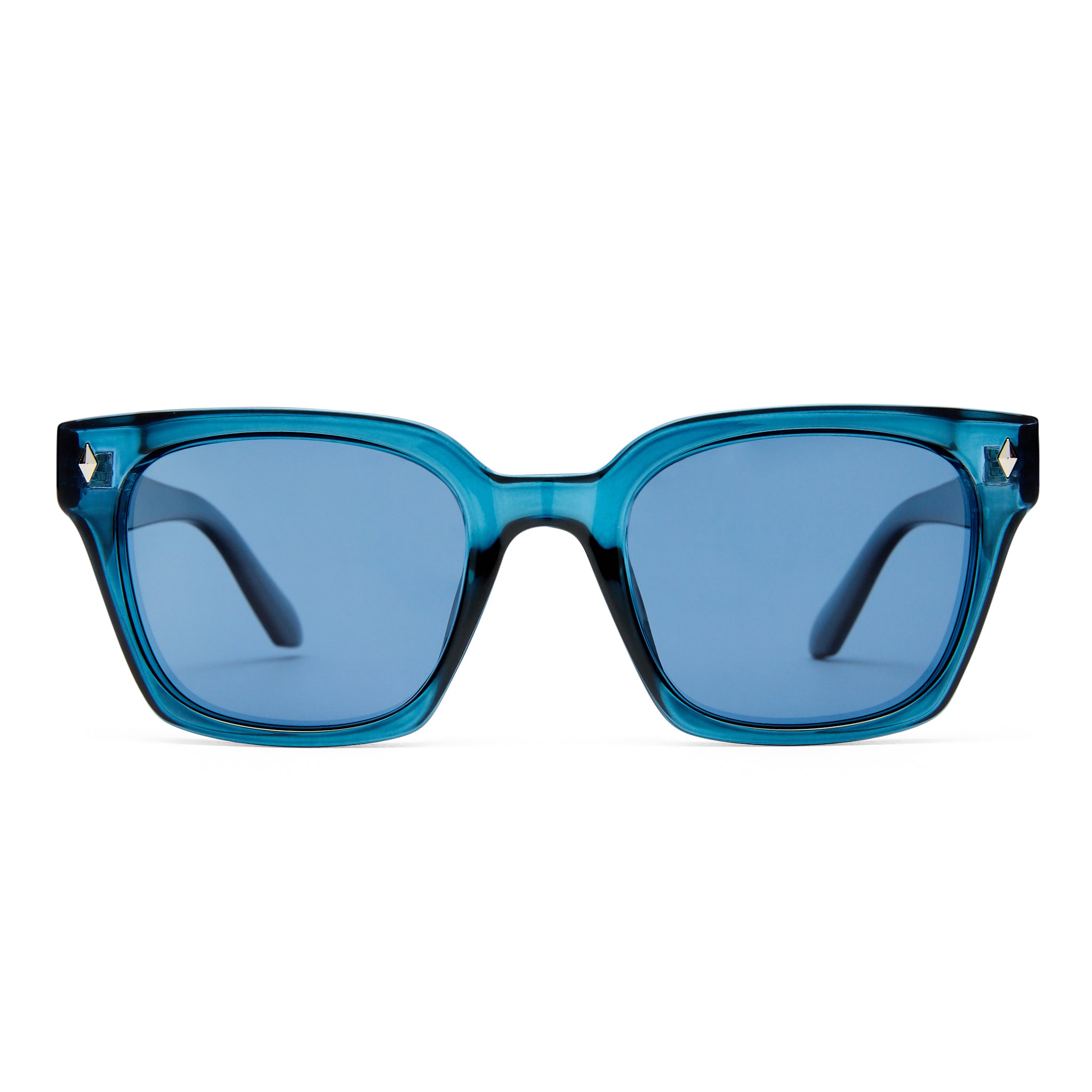 Cancer Council Kingscliff Navy Uni-Sex D-Frame Sunglasses | Eyewear Index