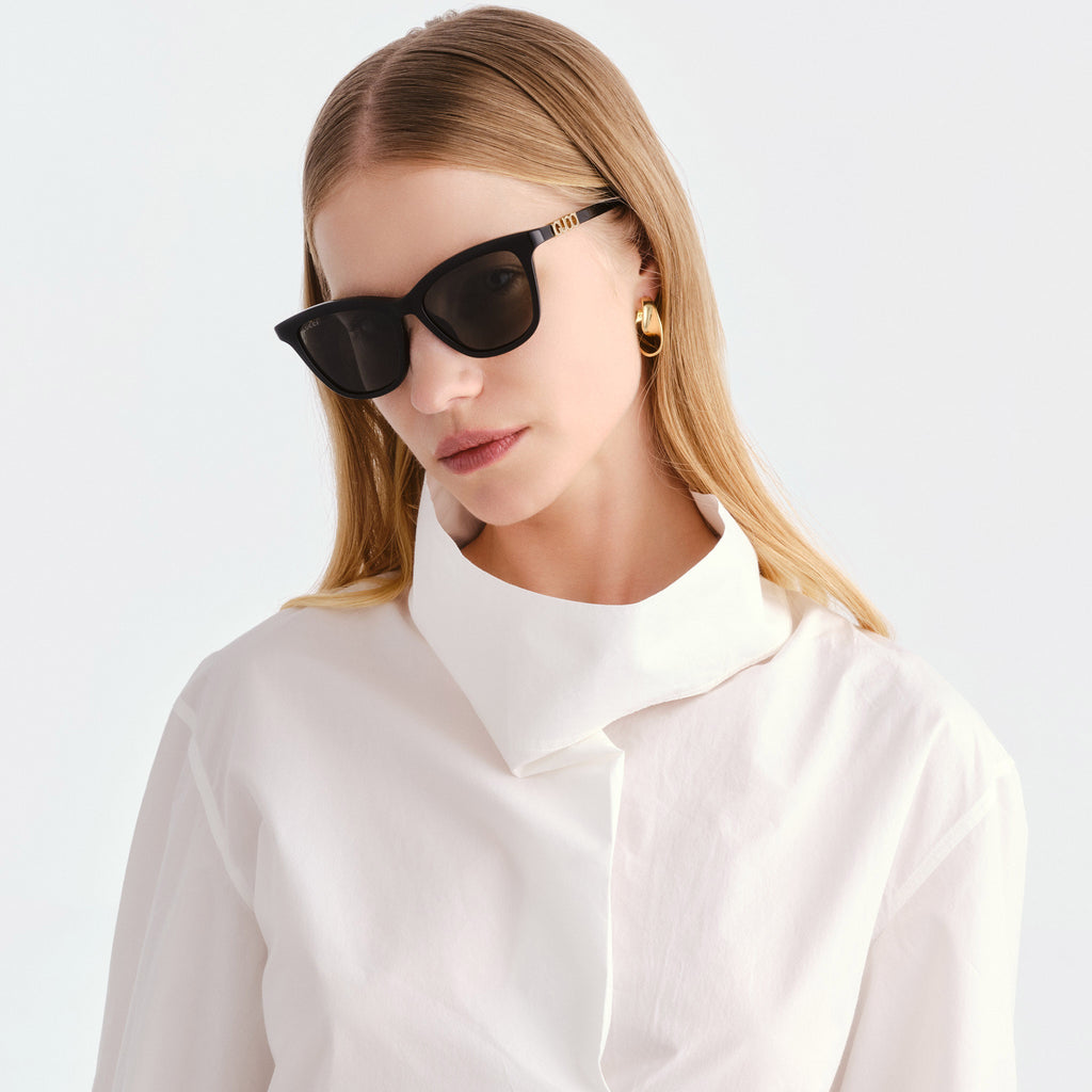 Gucci Gg2032s Black Female Cat-Eye Sunglasses | Eyewear Index