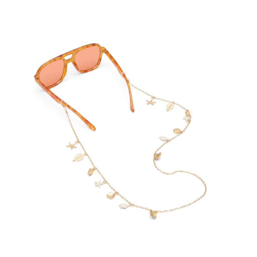 Aire Aire Neck Chain Coastline Neck Chain Gold Female Oval Accessories | Eyewear Index