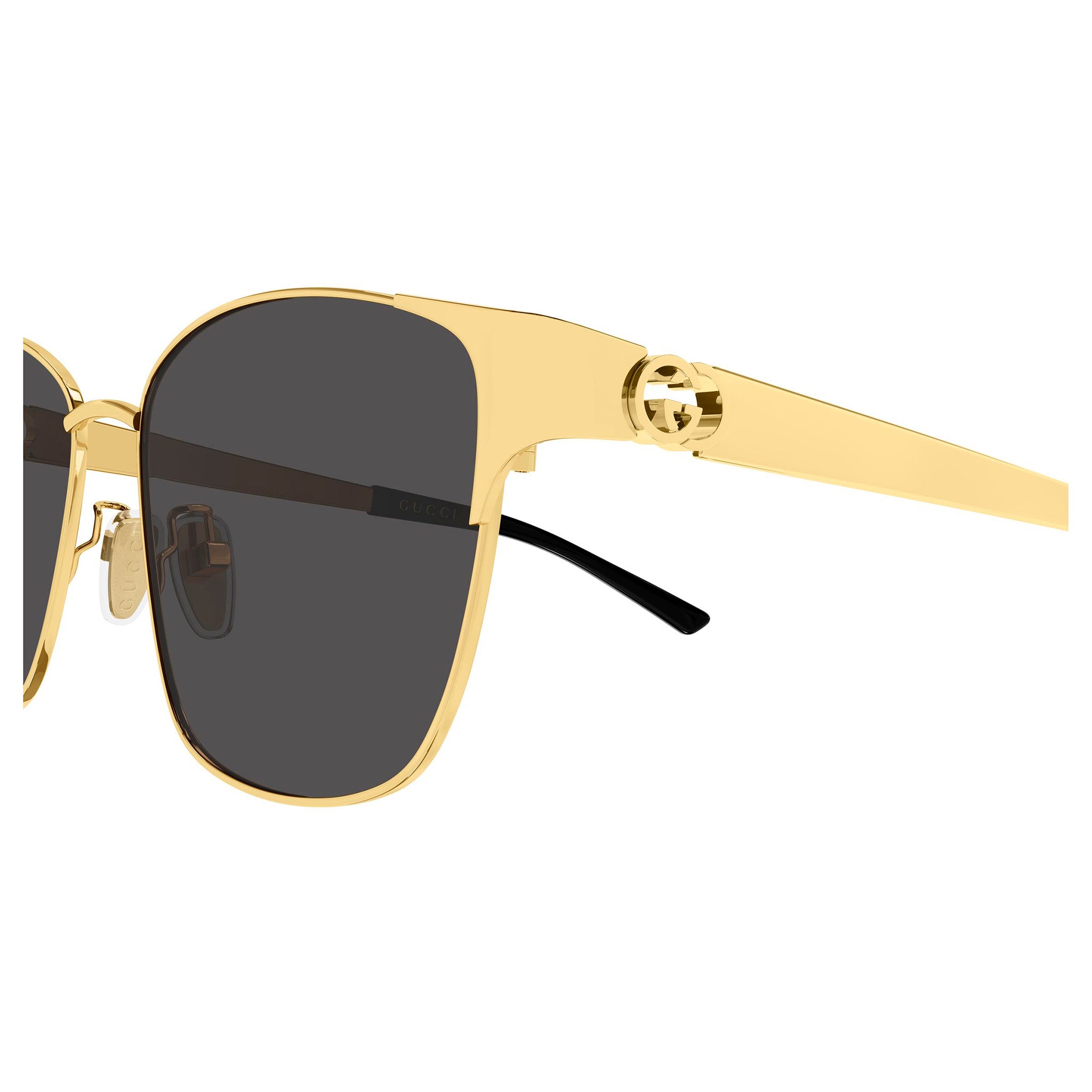 Gucci Gg2198sa Gold Female Rectangle Sunglasses | Eyewear Index