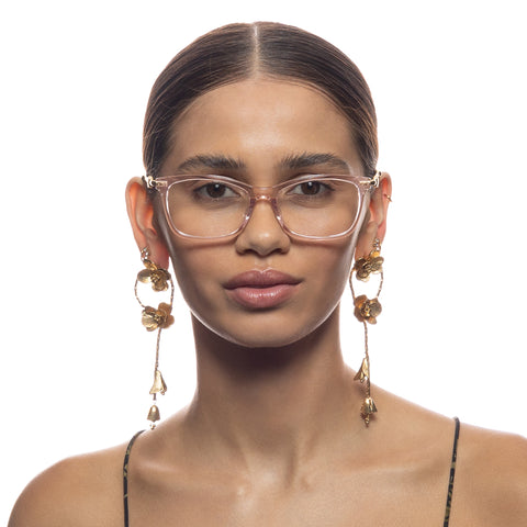 Camilla Still Trending Blush Female Rectangle Optical Frames | Eyewear Index