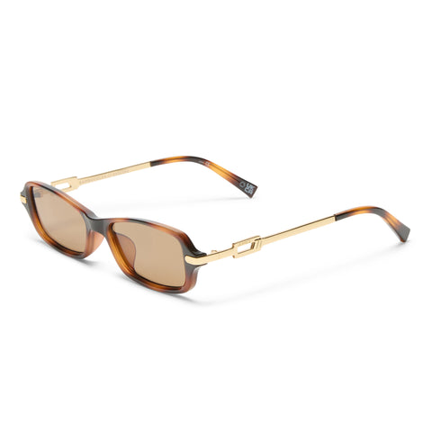 Le Specs Bamboozler Tort Uni-Sex Rectangle Sunglasses | Eyewear Index