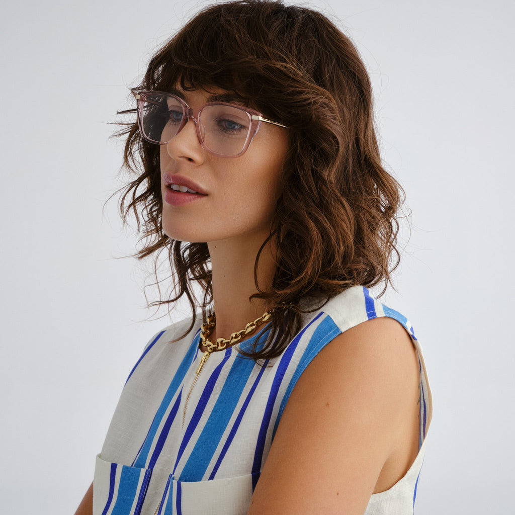 Oroton Roselle Rose Female Cat-Eye Optical Frames | Eyewear Index