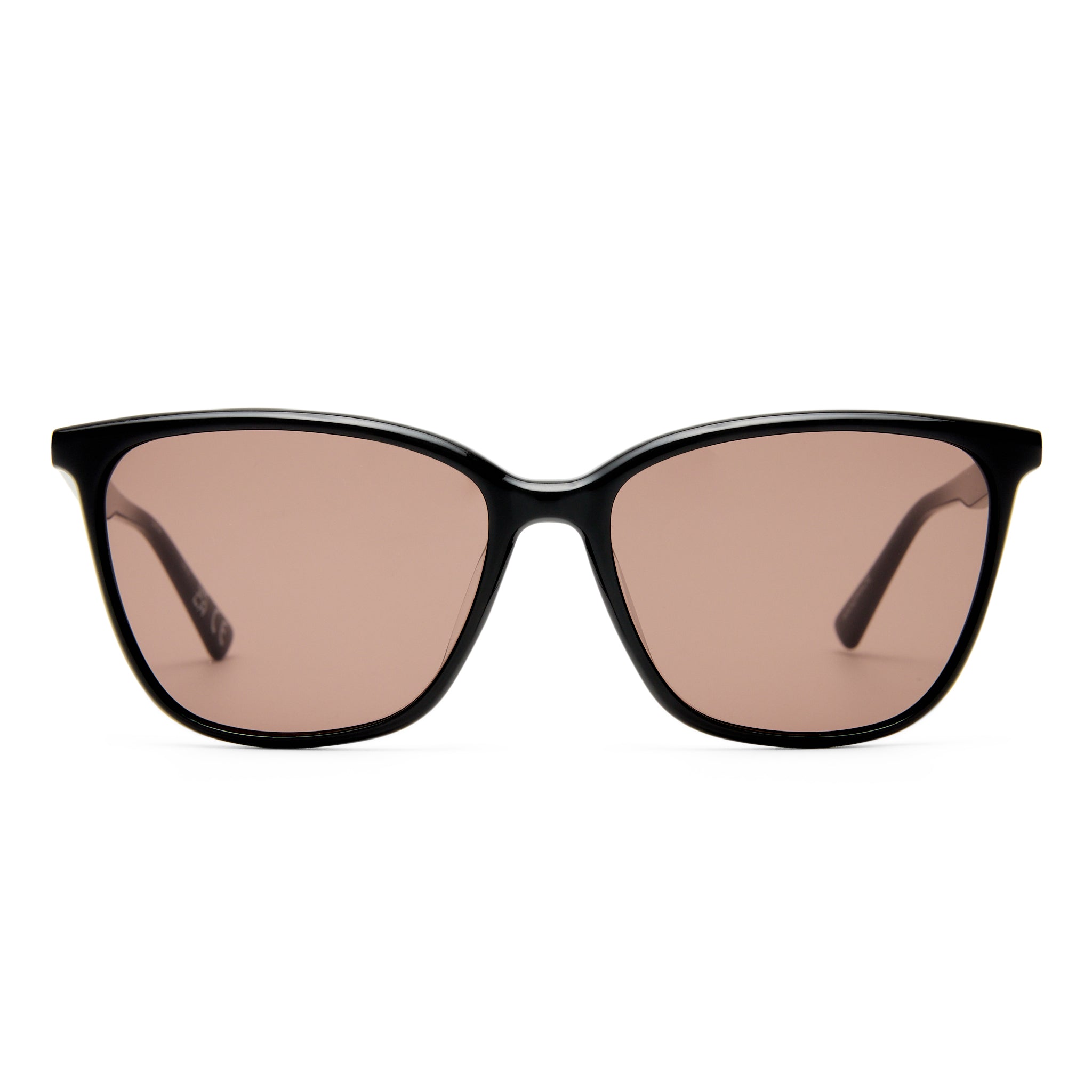 Le Specs Luminance 55 Black Female Cat-Eye Sunglasses | Eyewear Index