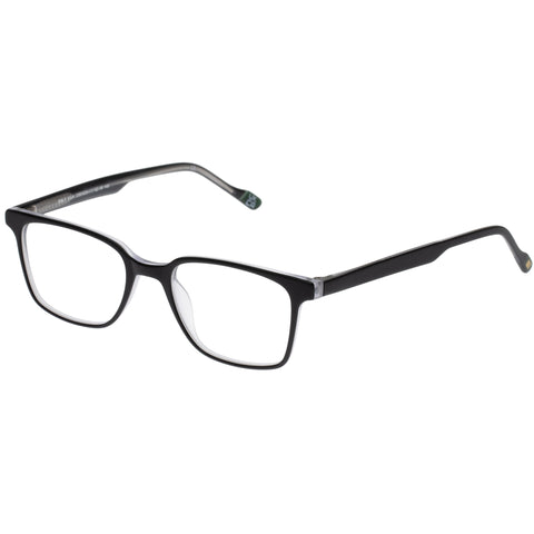 Le Specs Dalt Vila Black Male D-Frame Optical Frames | Eyewear Index