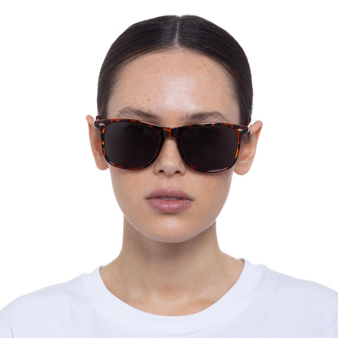 Cancer Council Enviro Fine Dark Tort Uni-Sex D-Frame Sunglasses | Eyewear Index