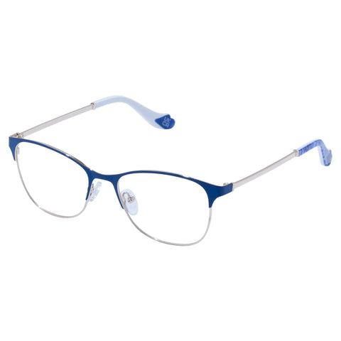 Camilla Harlequin Cobalt Gold Female Square Optical Frames | Eyewear Index