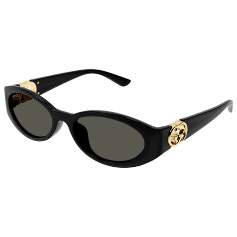 Gucci Gg1662sa Black Female Round Sunglasses | Eyewear Index