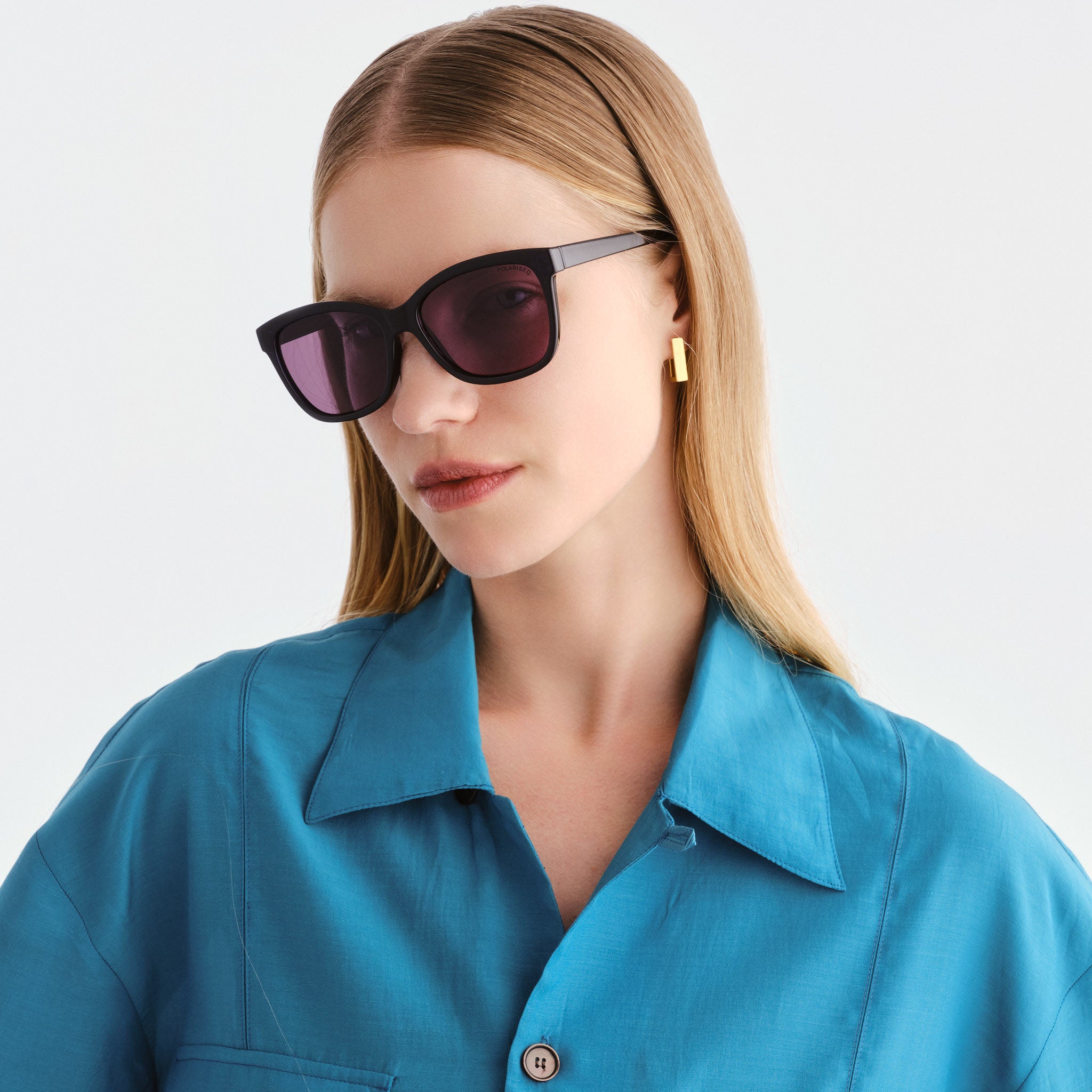 Cancer Council Allambie Petite Grape Female D-Frame Sunglasses | Eyewear Index