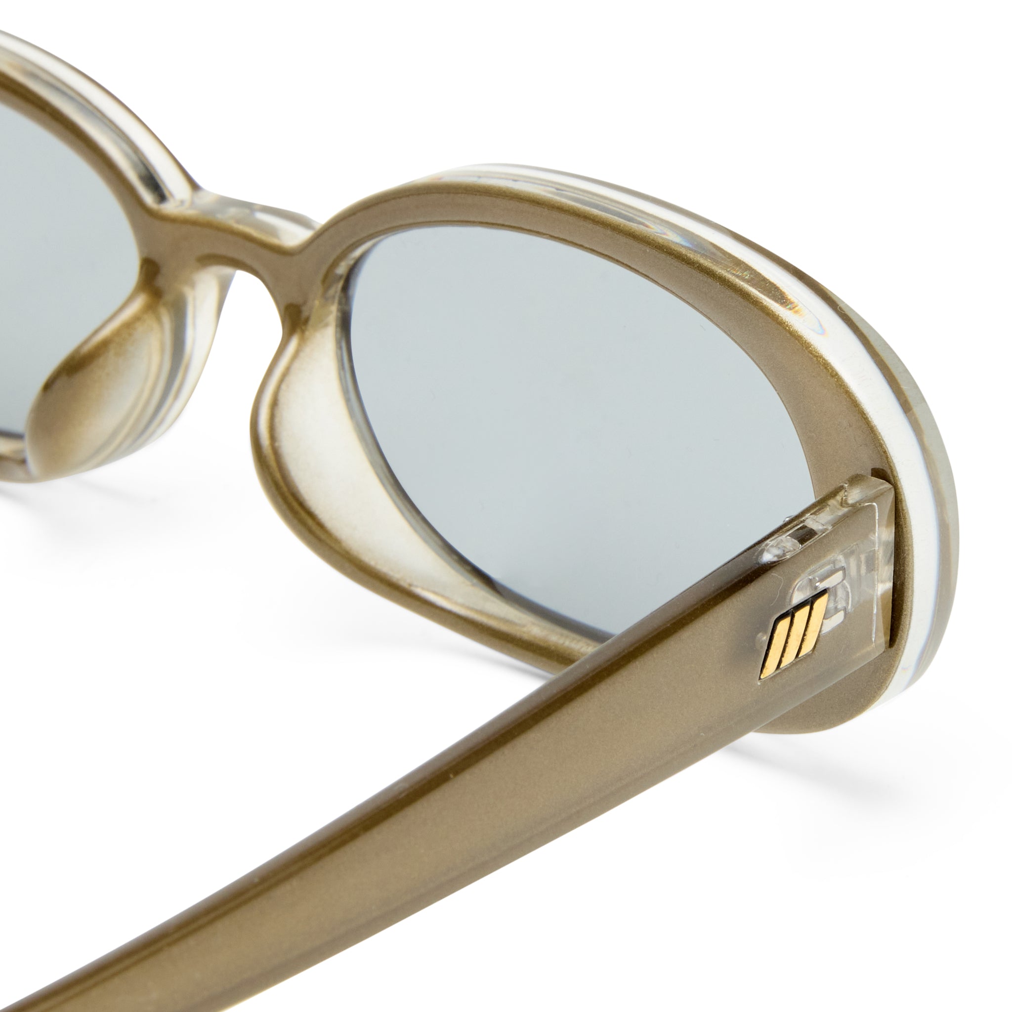 Le Specs Outta Love + Olive Pearl Female Oval Sunglasses | Eyewear Index