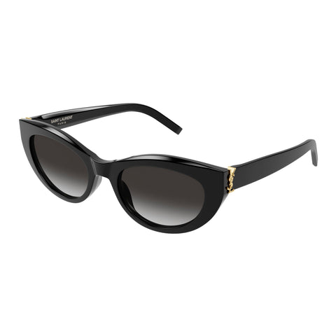 Saint Laurent Slm115 Black Female Cat-Eye Sunglasses | Eyewear Index