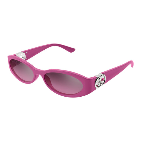 Gucci Gg1660s Fuchsia Female Round Sunglasses | Eyewear Index