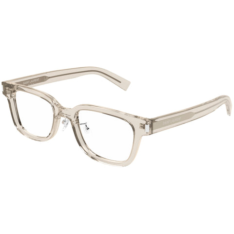 Saint Laurent Sl723j Beige Uni-Sex Rectangle Optical Frames | Eyewear Index