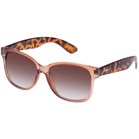 Fiorelli Joy Tea Tort Female D-Frame Sunglasses | Eyewear Index