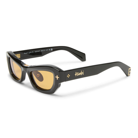 Ksubi Cypher Ii Black Gold Uni-Sex Wrap Sunglasses | Eyewear Index