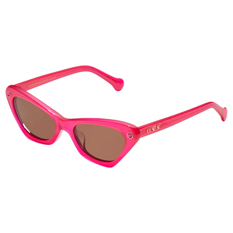 Camilla Female Autobahn Baby Pink Cat-eye Sunglasses