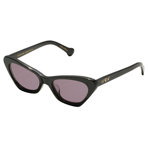 Camilla Female Autobahn Baby Black Cat-eye Sunglasses