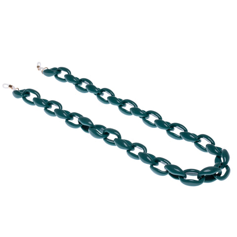 Aire Uni-sex Oval Chunky Chain Green Unspecified Accessories