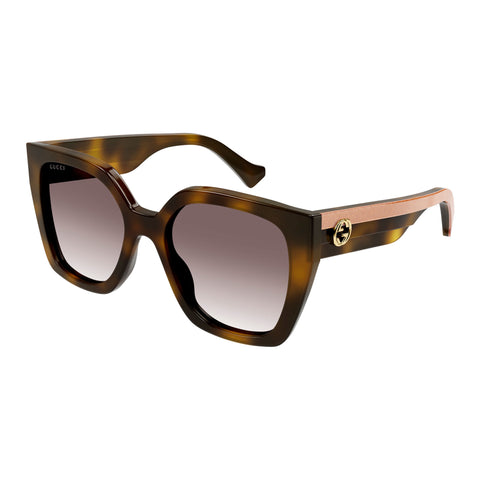 Gucci Female Gg1300s Tort Butterfly Sunglasses