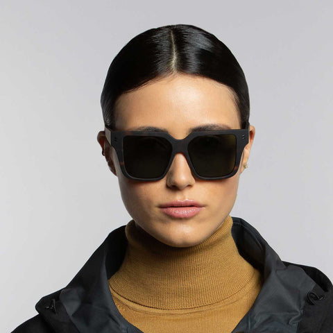 Indescratchables Uni-sex Renew Tort Square Sunglasses