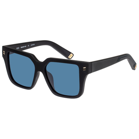 Indescratchables Uni-sex Renew Black Square Sunglasses