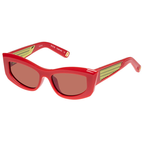 Indescratchables Uni-sex Flow Red Cat-eye Sunglasses