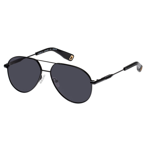 Indescratchables Uni-sex Flex Black Aviator Sunglasses