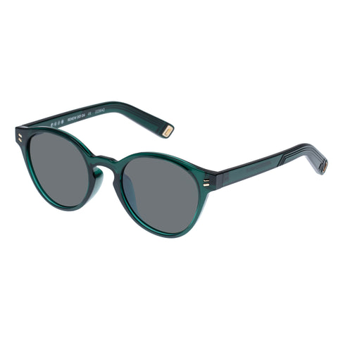 Indescratchables Uni-sex Renew Green Round Sunglasses