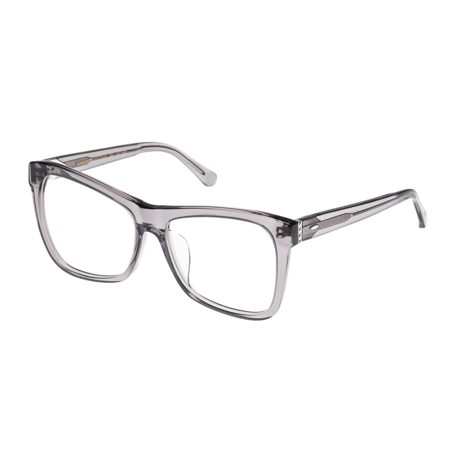 Karen Walker Uni-sex Anning (af) Grey Square Optical Glasses 
