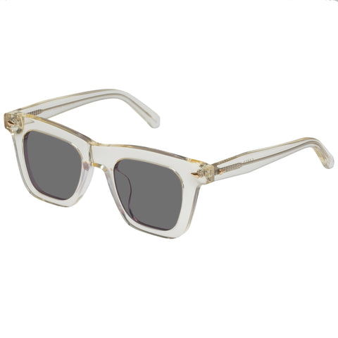 Karen Walker Uni-sex Triple Ripple B Clear Cat-eye Sunglasses