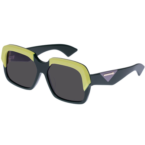 Karen Walker Female Asscher Green Square Sunglasses