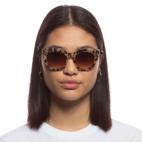 Le Specs Female Airy Canary Ii Tort Cat-eye Sunglasses