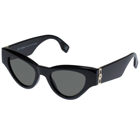 Le Specs Female Fanplastico Black Cat-eye Sunglasses