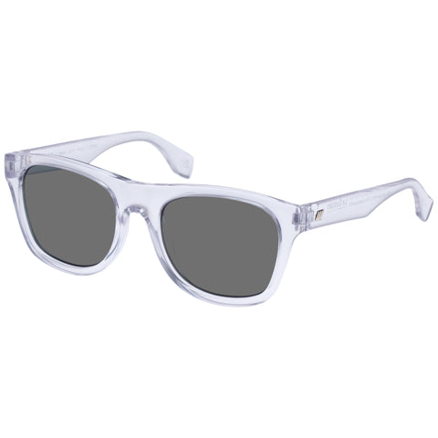 Le Specs Uni-sex Petty Trash Clear D-frame Sunglasses
