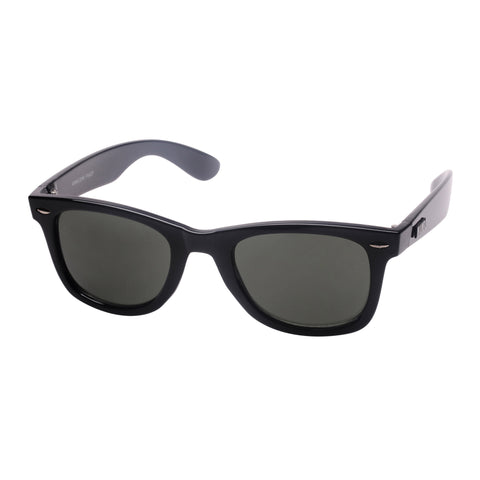 Mambo Male Atomic Zone V2 Black Modern Rectangle Sunglasses