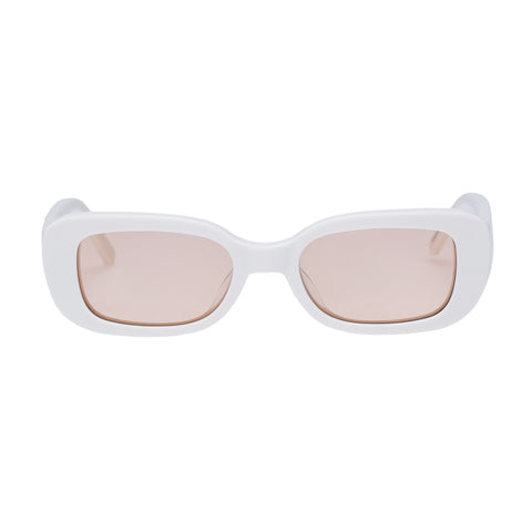 Oroton Female Grace White Rectangle Sunglasses