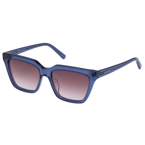 Oroton Female Jaymes B Navy Modern Rectangle Sunglasses