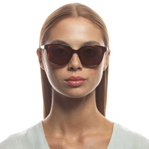 Oroton Female Dylan Tort Modern Rectangle Sunglasses