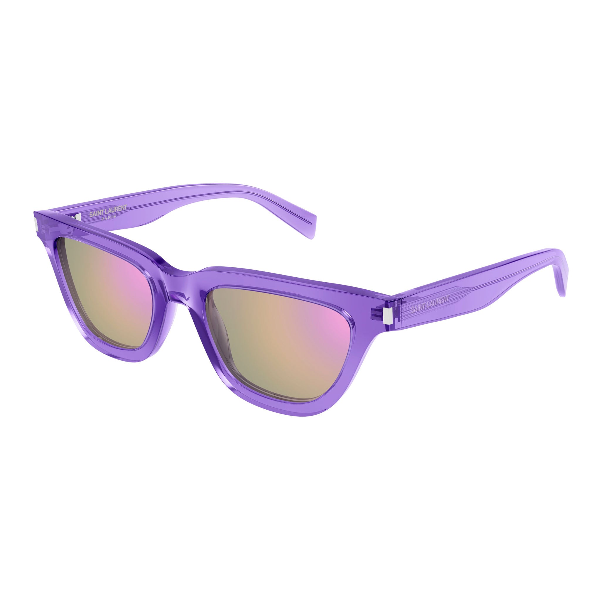 SL 462 Sulpice Cat Eye Sunglasses in Purple - Saint Laurent