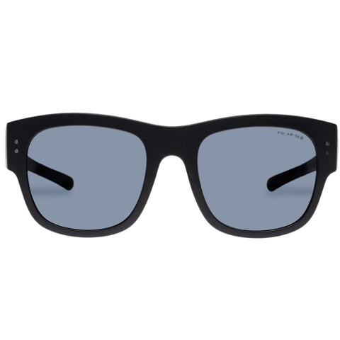 Cancer Council Male Willare Black Modern Rectangle Sunglasses